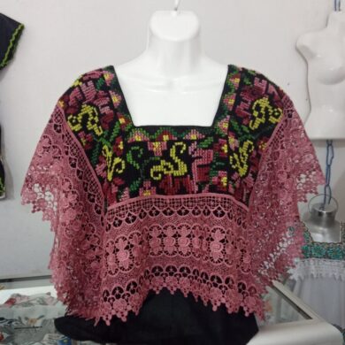 Blusa Punto de Cruz "Tulipan"